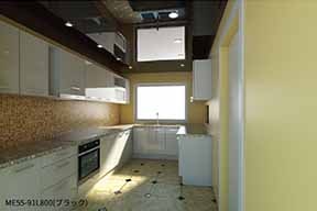 膜天井による光のイメージ